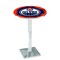 Holland Bar Stool Co 42" Chrome Edmonton Oilers Pub Table L217C4228EdmOil - alternate 1